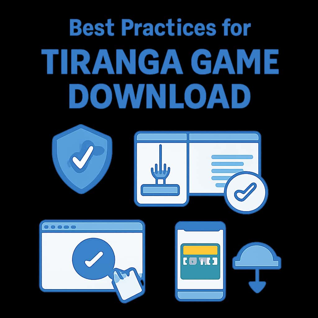Diagram explaining best practices for Tiranga Game Download.