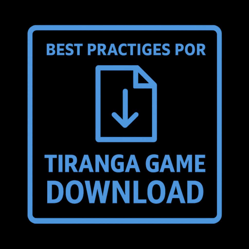 Icon representing best practices for Tiranga Game Download.