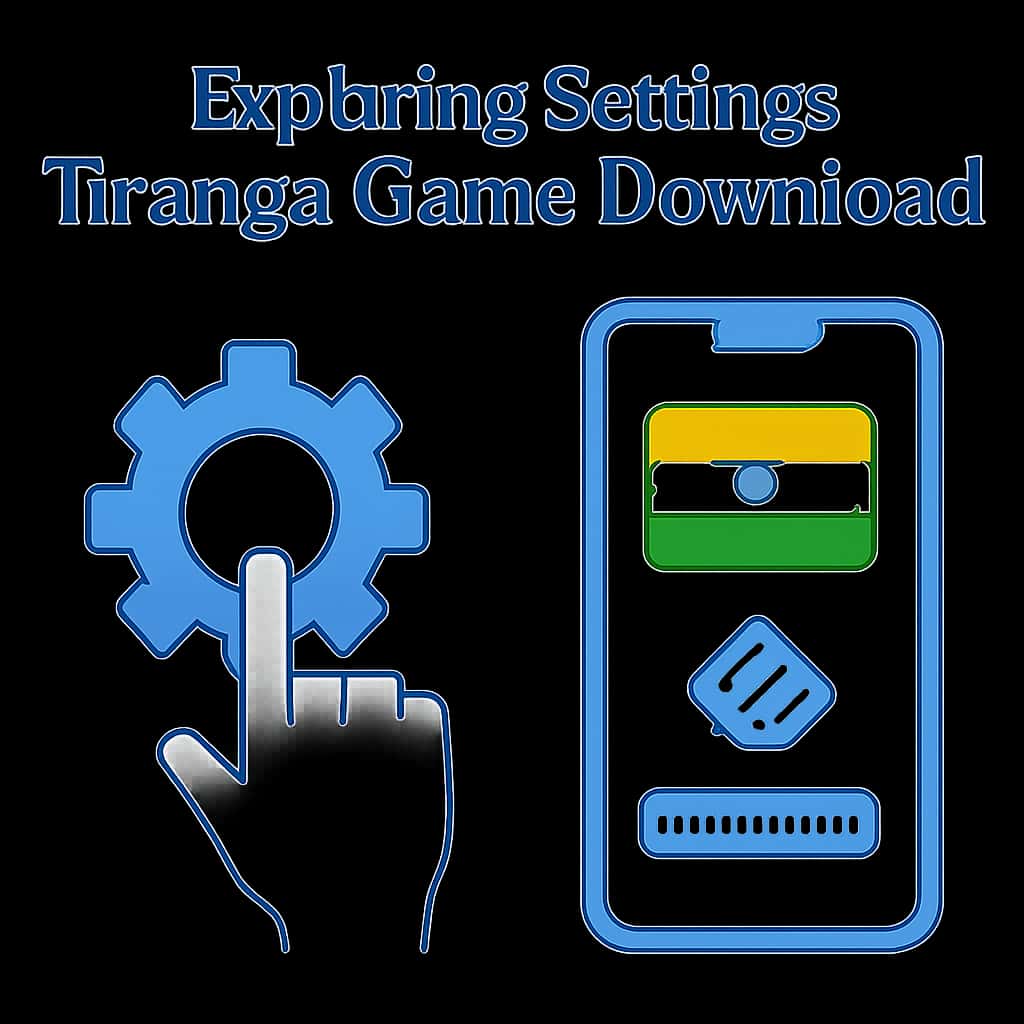 An educational diagram about the settings of the Tiranga Game Download app.