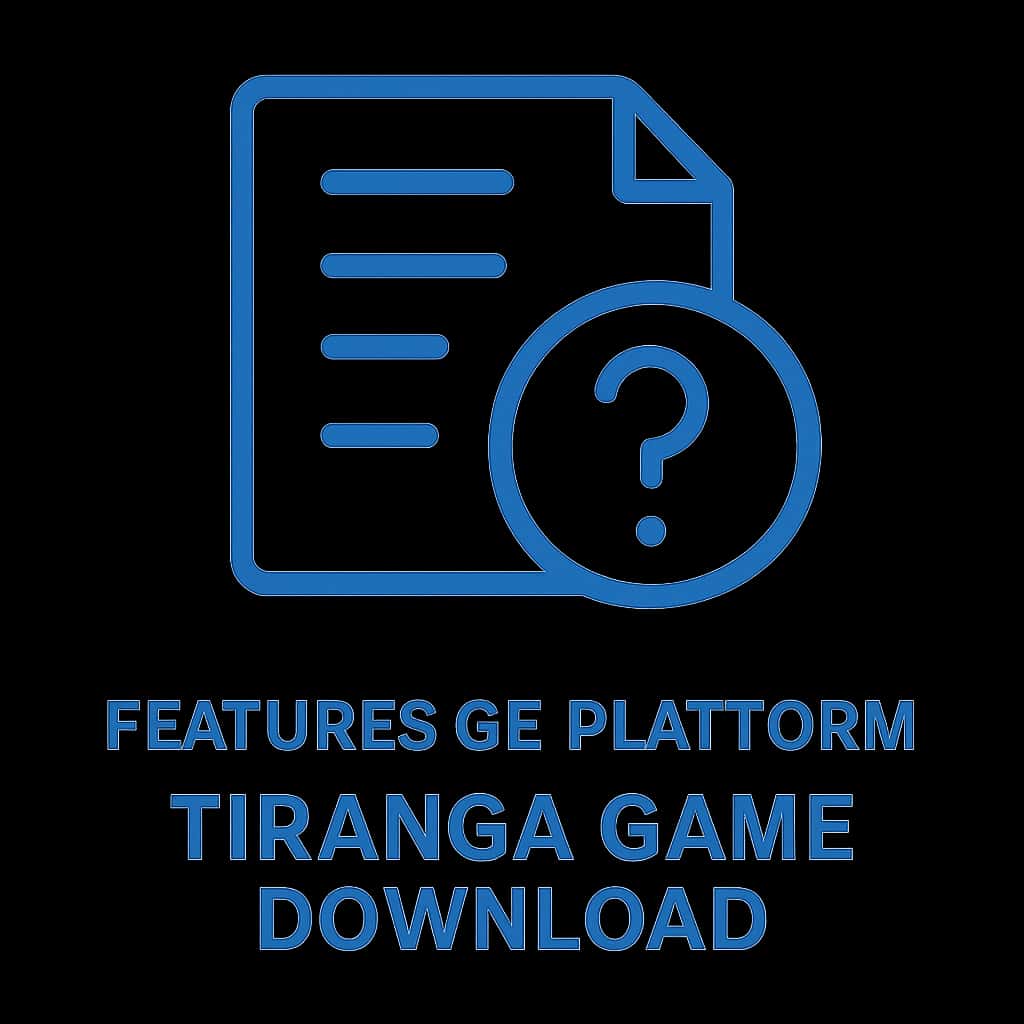 Icon representing the features of the Tiranga Game Download platform.