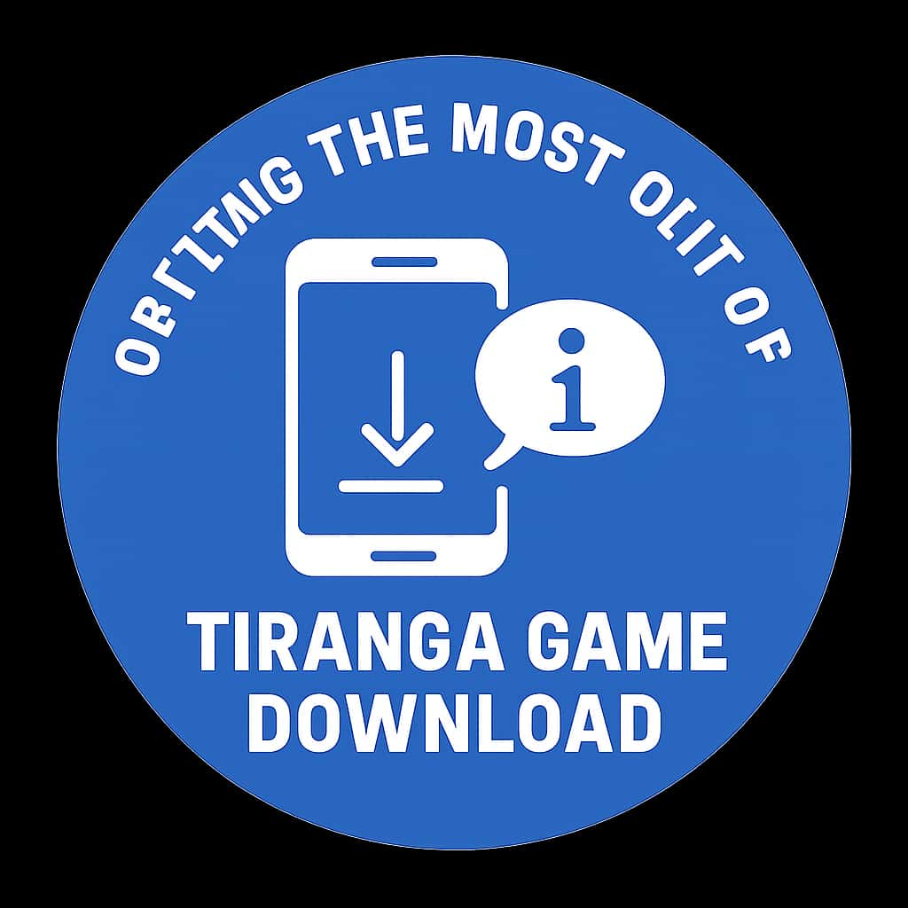 A professional badge for Tiranga Game Download.