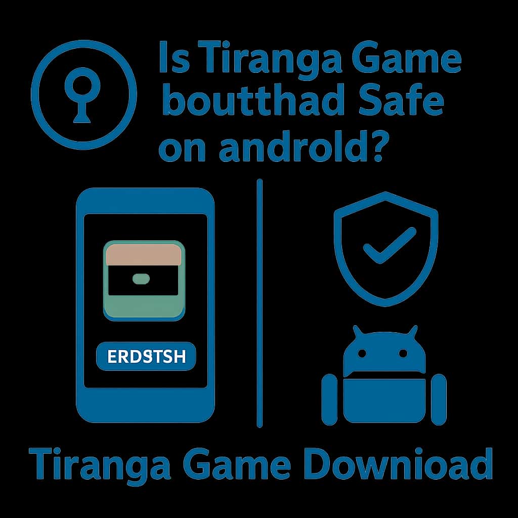 Diagram illustrating safety measures for Tiranga Game Download on Android.