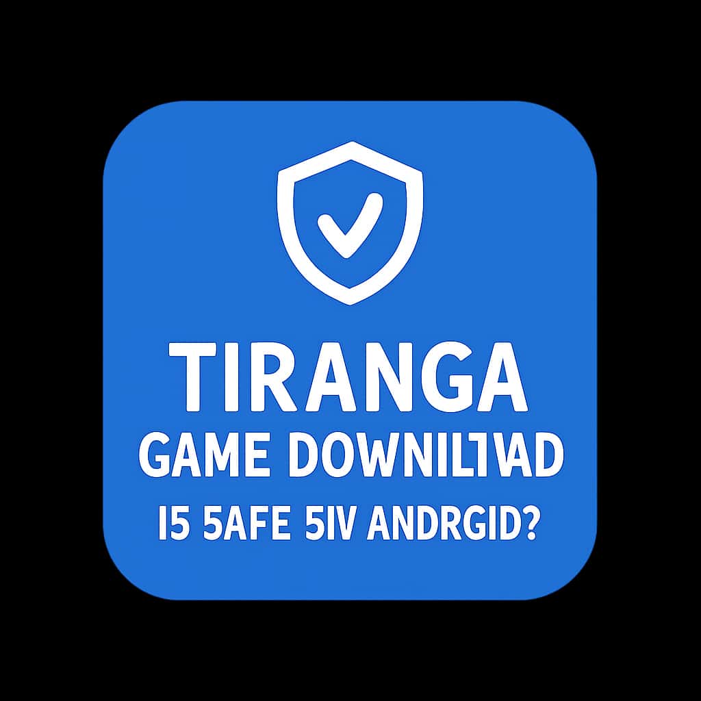 Icon representing the safety of Tiranga Game Download on Android.