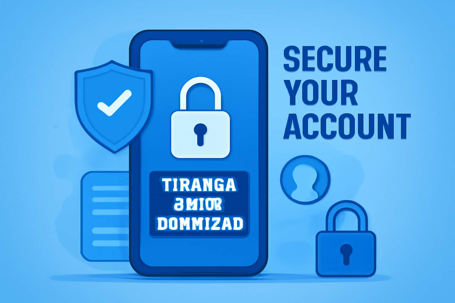 A modern digital security concept illustrating the importance of securing a gaming account.