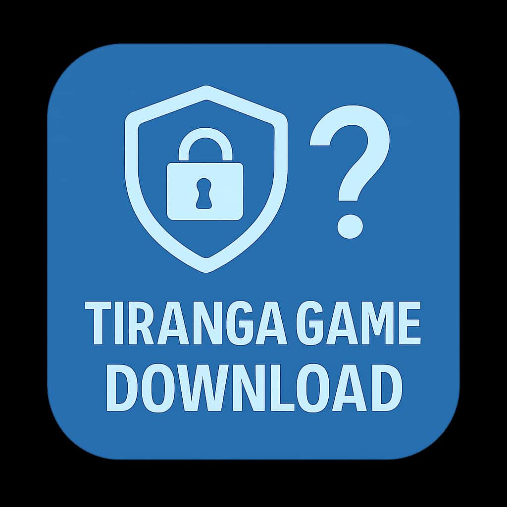 An icon representing account security for Tiranga Game Download.