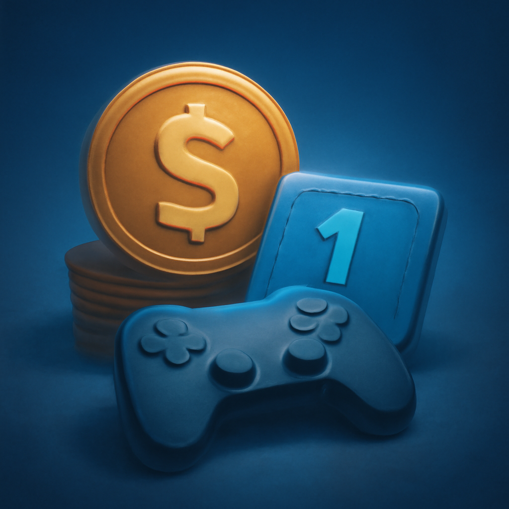 An icon representing guidance on updating the Tiranga Game Download app.