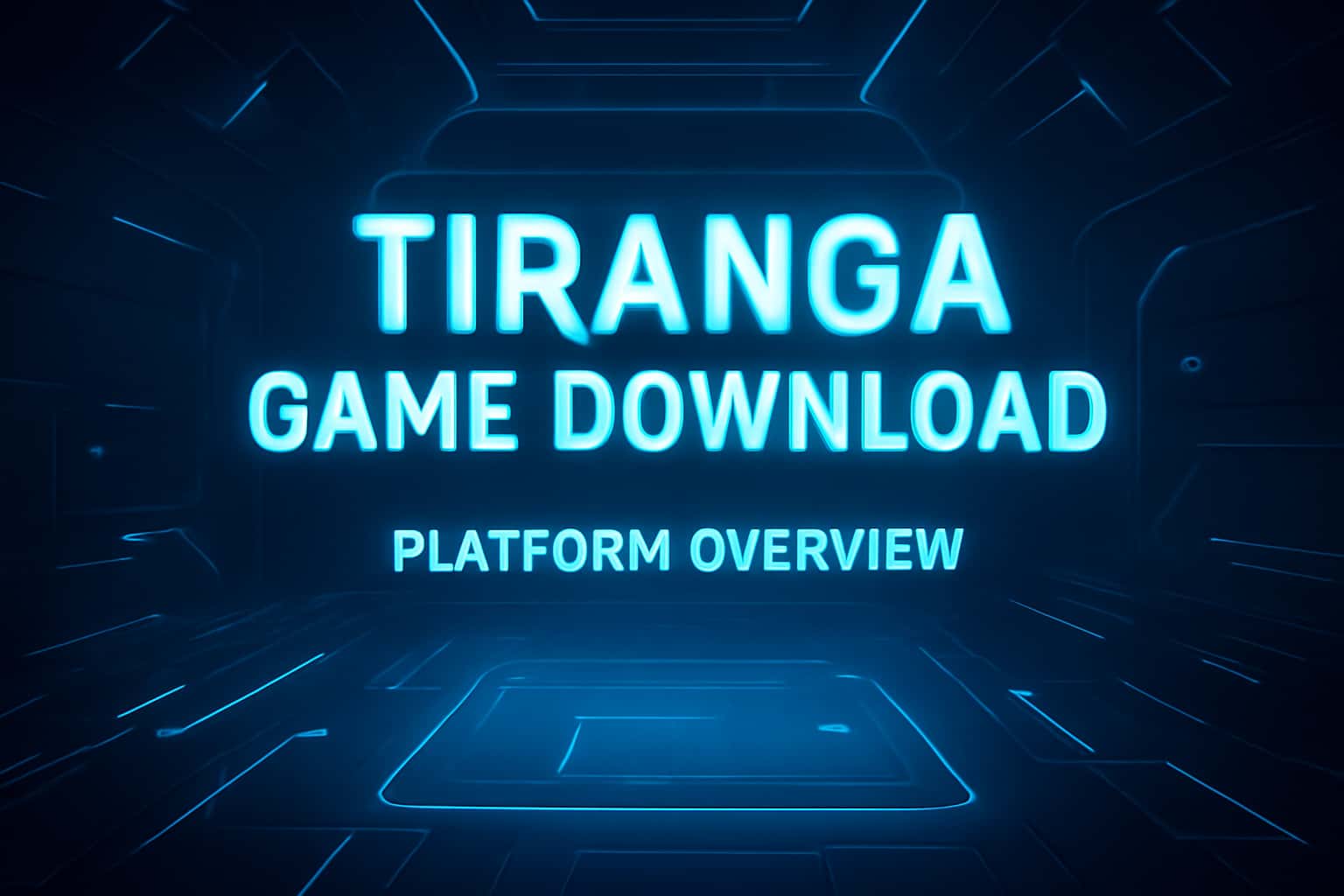 Futuristic gaming platform background